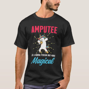 T-shirt Amputé Humour Unicorn Leg Arm amusant récupération