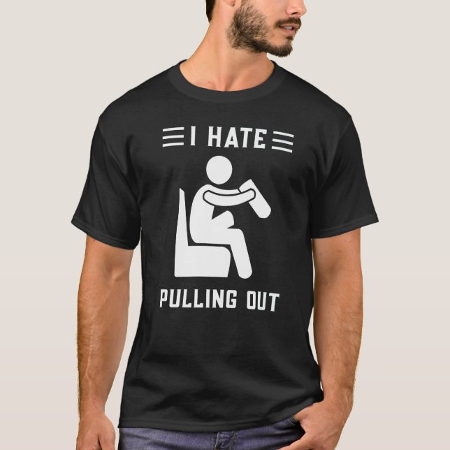T-shirt Amputé Je Déteste Sortir L'Amputation De La Jambe  (Devant)