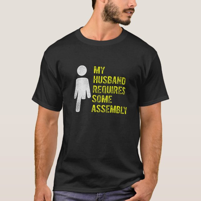 T-shirt Amputee Humor Husband Assembly Leg Arm  Recovery   (Devant)