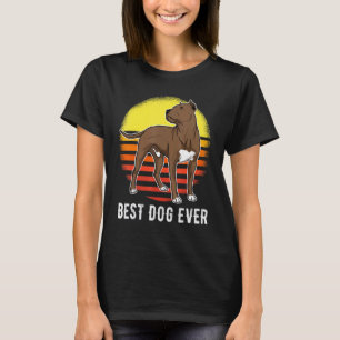 T-shirt Amstaff American Staffordshire Terrier Sunset 3