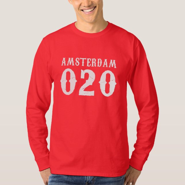 T-Shirt Amsterdam 020 (Devant)