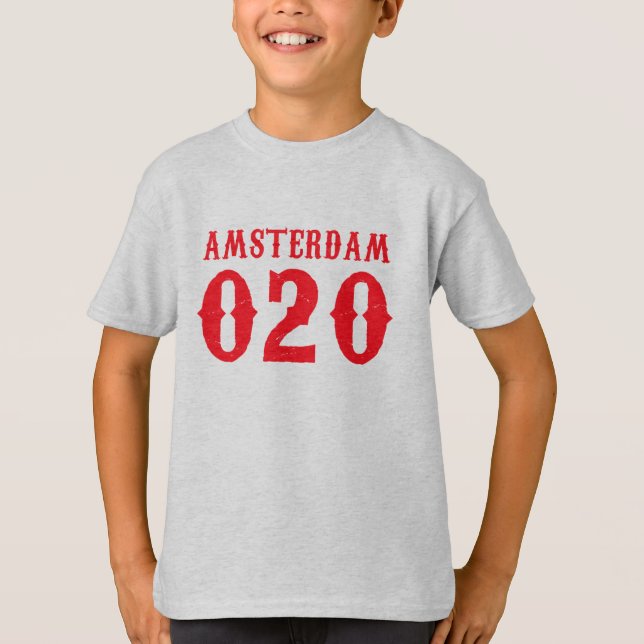 T-Shirt Amsterdam 020 (Devant)