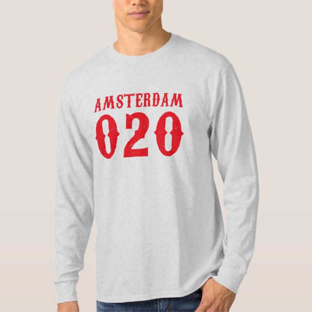 T-Shirt Amsterdam 020 (Devant)