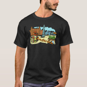 T-shirt Amsterdam City Pays-Bas souvenir pour les femmes