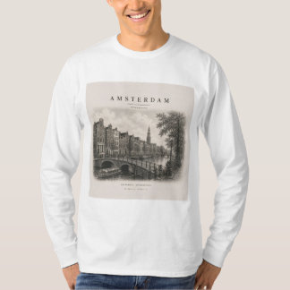 T-shirt Amsterdam | Conception de ville de voyage vintage
