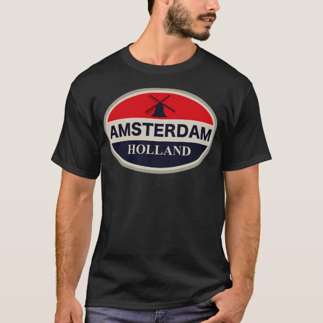 T-shirt Amsterdam Holland (Devant)