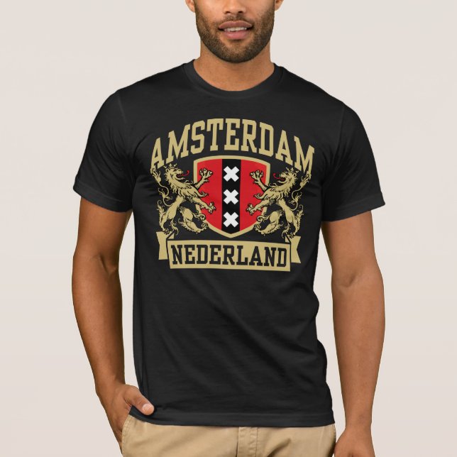 T-shirt Amsterdam Nederland (Devant)