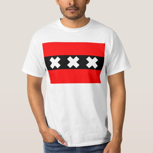T-shirt Amsterdam, Pays-Bas (Devant)