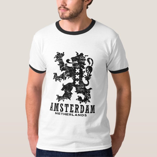 T-shirt Amsterdam Pays-Bas (Devant)