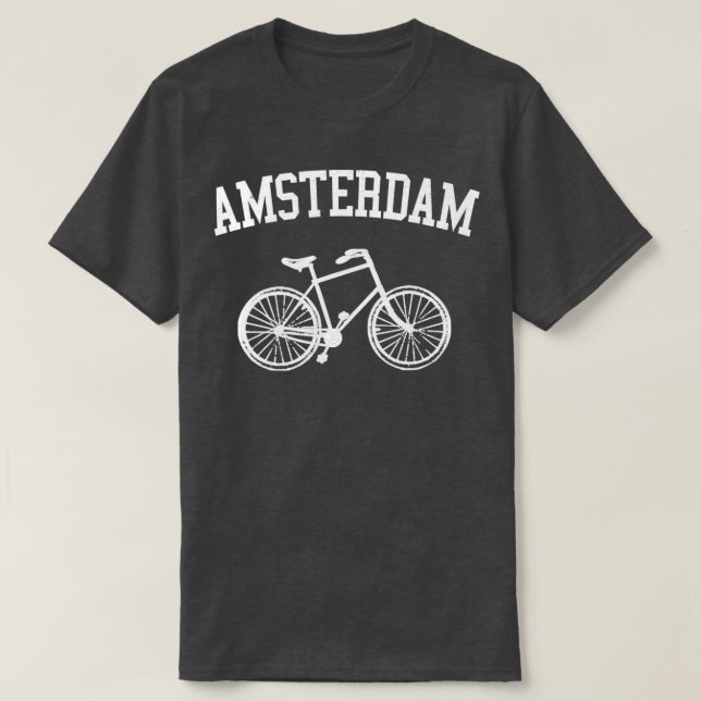 T-shirt Amsterdam Pays-Bas Vélo Holland Pullo (Design devant)