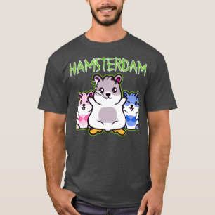 T-shirt Amsterdam Prostituées Hamster Hamsterdam Men