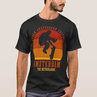 T-shirt Amsterdam Skateboard Urban Skateboard