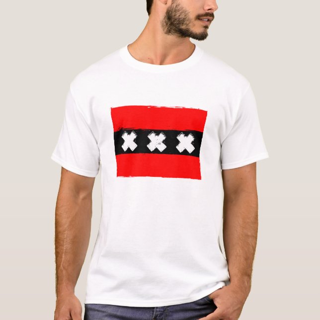 T-shirt Amsterdam urbain (Devant)