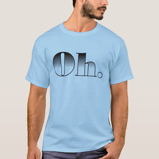 T-shirt amusant. (Devant)