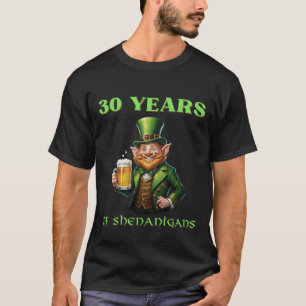 T-shirt Amusant 30e anniversaire de Saint Patrick Dirty Th