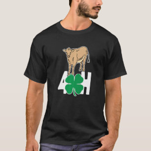 T-shirt Amusant 4 H Love Vaches Battle
