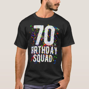 T-shirt Amusant 70e Anniversaire Escouade 70 Anniversaire 