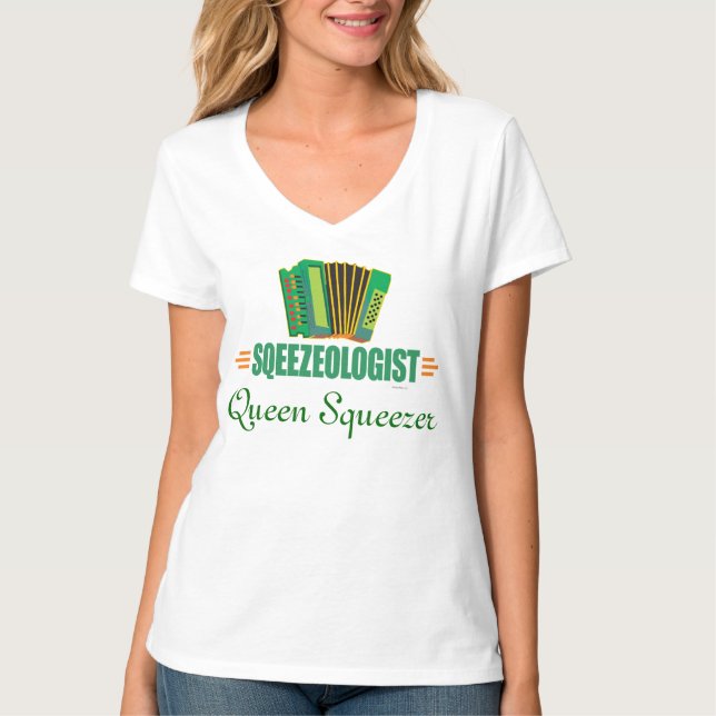 T-shirt Amusant Accordion (Devant)