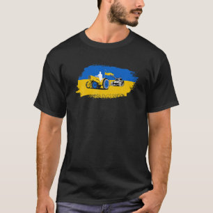 T-shirt Amusant Agriculteur Ukrainien Vols Tank I Stand Av