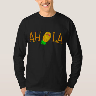 T-shirt Amusant AHOLA Aloha Pineapple Fruit hawaïen