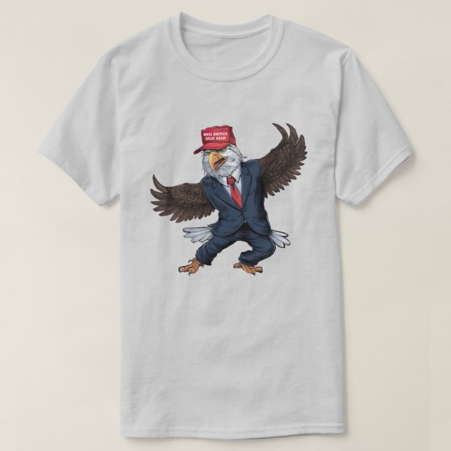 T-shirt Amusant aigle américain (Design devant)