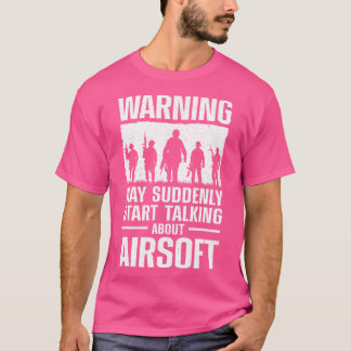 T-shirt Amusant Airsoft Art Pour Hommes Femmes Tactique Ai