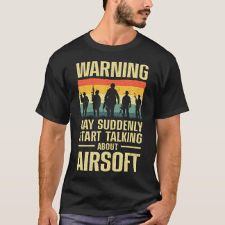 T-shirt Amusant Airsoft Art Pour Hommes Femmes Tactique Ai