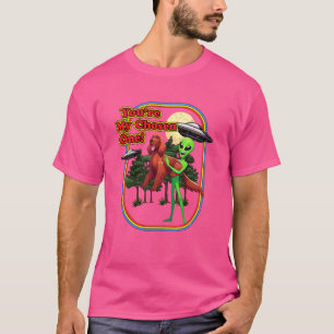 T-shirt Amusant Alien de Setter irlandais Vous êtes choisi