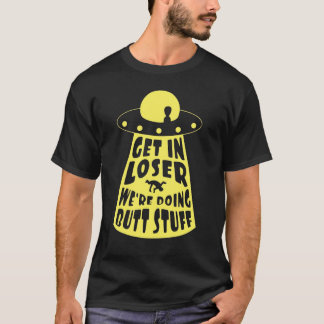 T-shirt Amusant Alien UFO Butt Probing Humour Comical Sci 