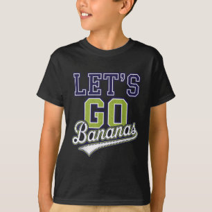 T-shirt Amusant Allons Bananes mignonnes Bananes Fruits In