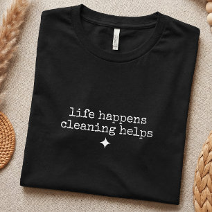 T-shirt Amusant amateur de nettoyage Entretien simple