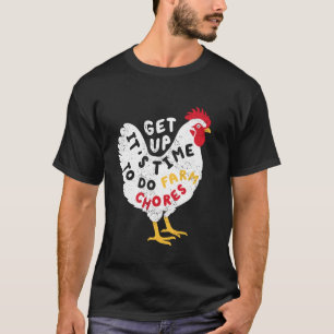 T-shirt Amusant amateur de poulet Fermier Levez-vous Il es