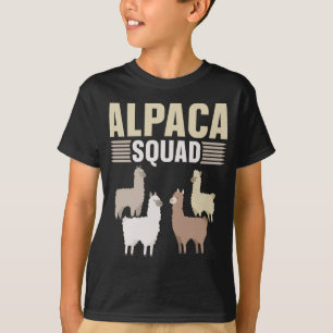 T-shirt Amusant Amoureux des animaux de l'équipe Alpaca