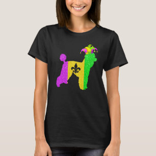 T-shirt Amusant Amoureux des chiens de caniche Mardi Gras
