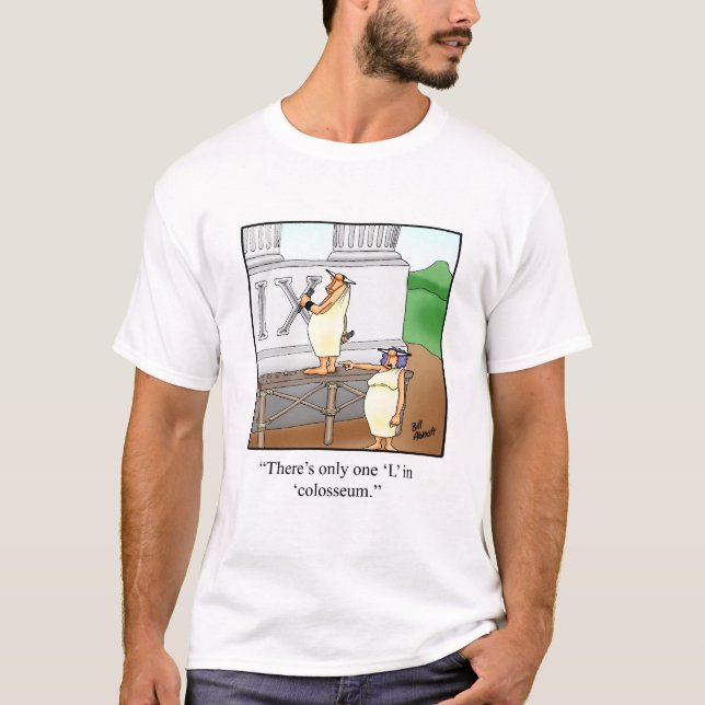 T-shirt Amusant ancien Humour romain Tee - shirt (Devant)