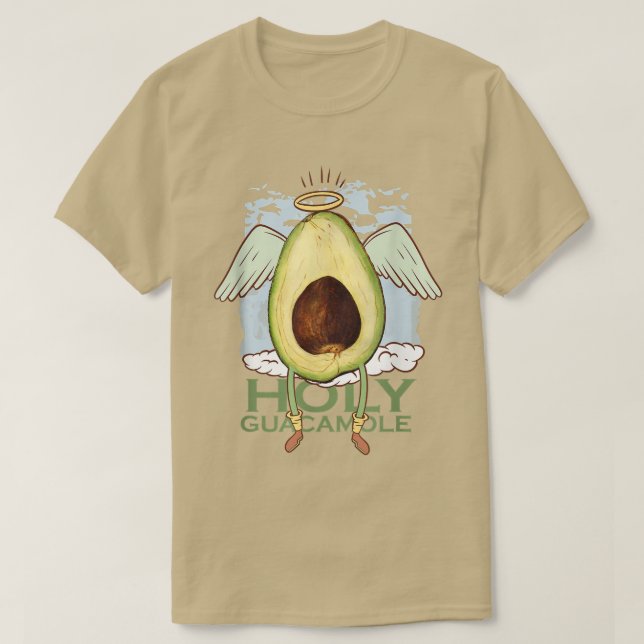 T-shirt Amusant ange d'avocat (Design devant)
