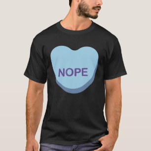T-shirt Amusant anti-Valentines Jour Non Coeur Candy Pullo