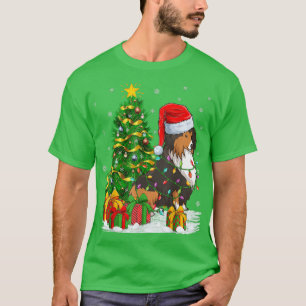 T-shirt Amusant arbre de Noël famille correspondant Père N