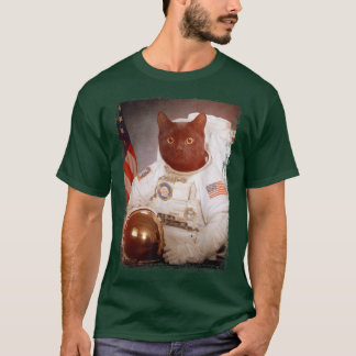 T-shirt Amusant astronaute de chat Lune Mission spatiale A
