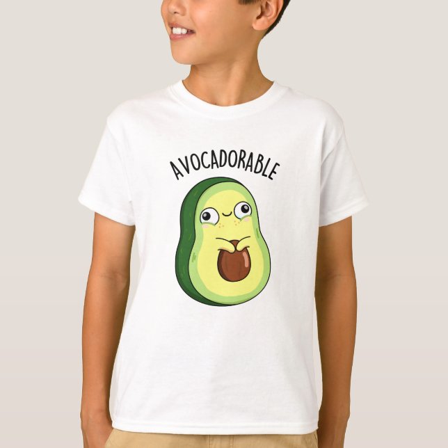 T-shirt Amusant Avoc amusant Avocado Pun (Devant)