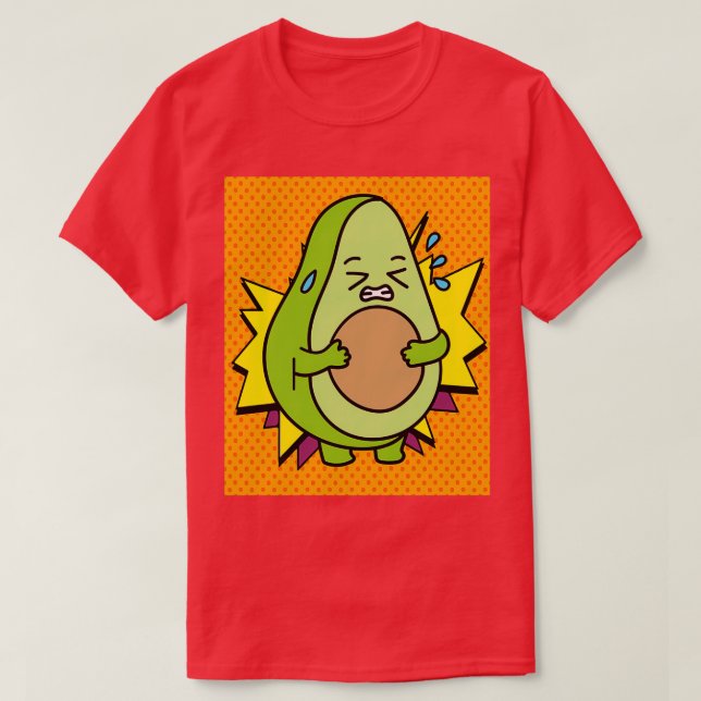 T-shirt Amusant Avocado Fruit 10 (Design devant)