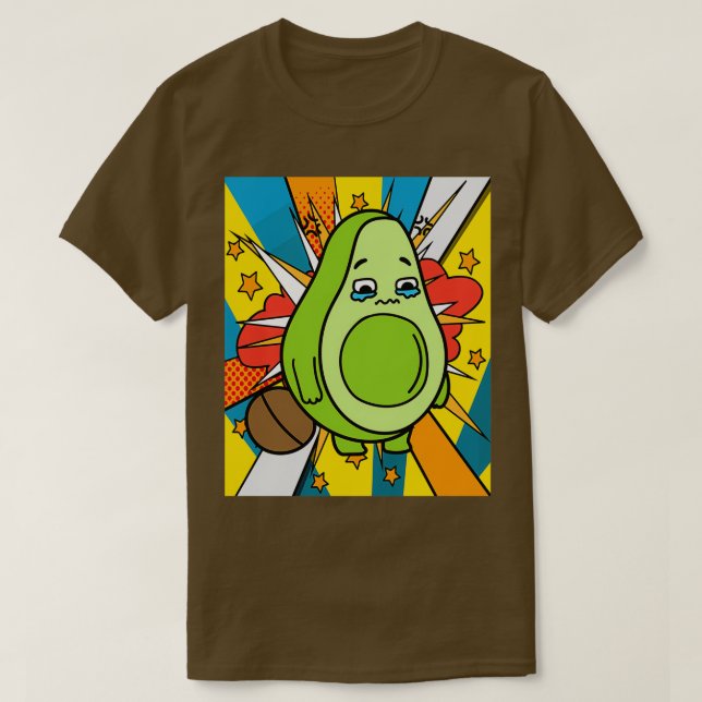 T-shirt Amusant Avocado Fruit 12 (Design devant)