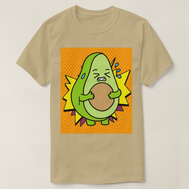 T-shirt Amusant Avocado Fruit 8 (Design devant)
