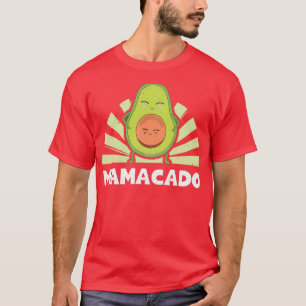 T-shirt Amusant Avocado Mamacado Guacamole Mom Ba