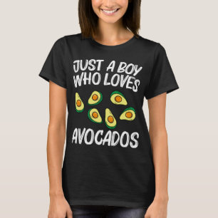 T-shirt Amusant Avocado Pour Garçons Enfants Pear Guac Avo
