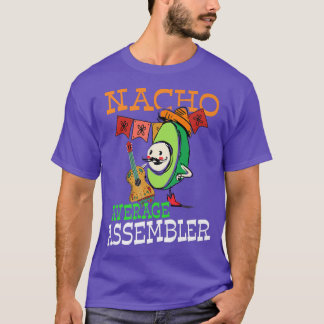 T-shirt Amusant Avocado Sombrero Fiesta Nacho moyen
