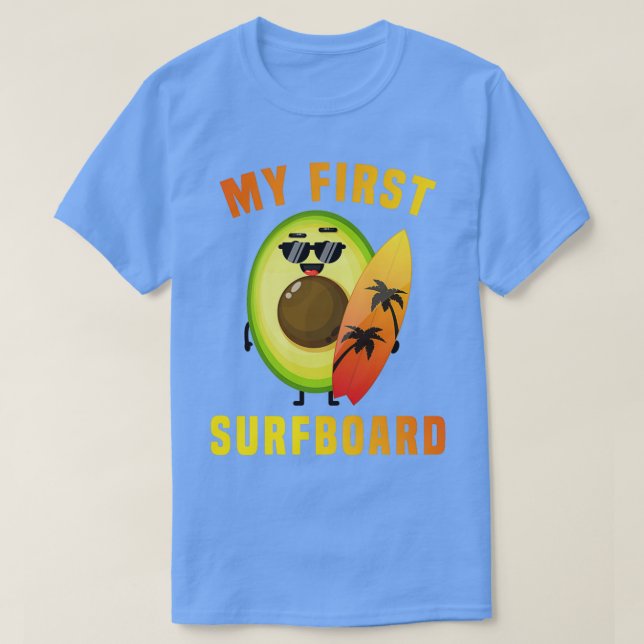 T-shirt Amusant Avocado Surf gifr pour amoureux surf 1 (Design devant)