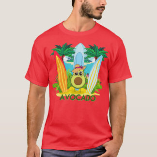 T-shirt Amusant Avocado Surfing meilleur cadeau pour les a