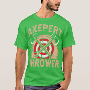 T-shirt Amusant Ax Jetant Lover Disant Axepert Thrower Cl