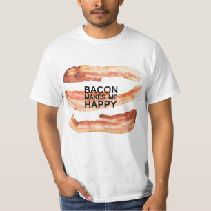 T-shirt Amusant Bacon